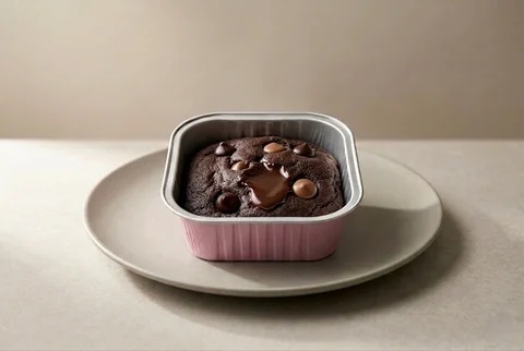 Eggless Double chocolate scoop cookie