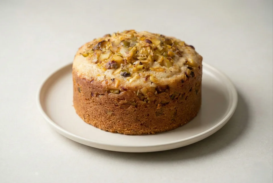 Eggless Mawa Cake
